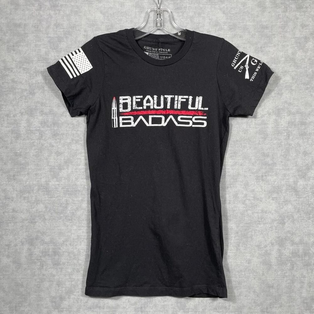 Beautiful Badass black tee.